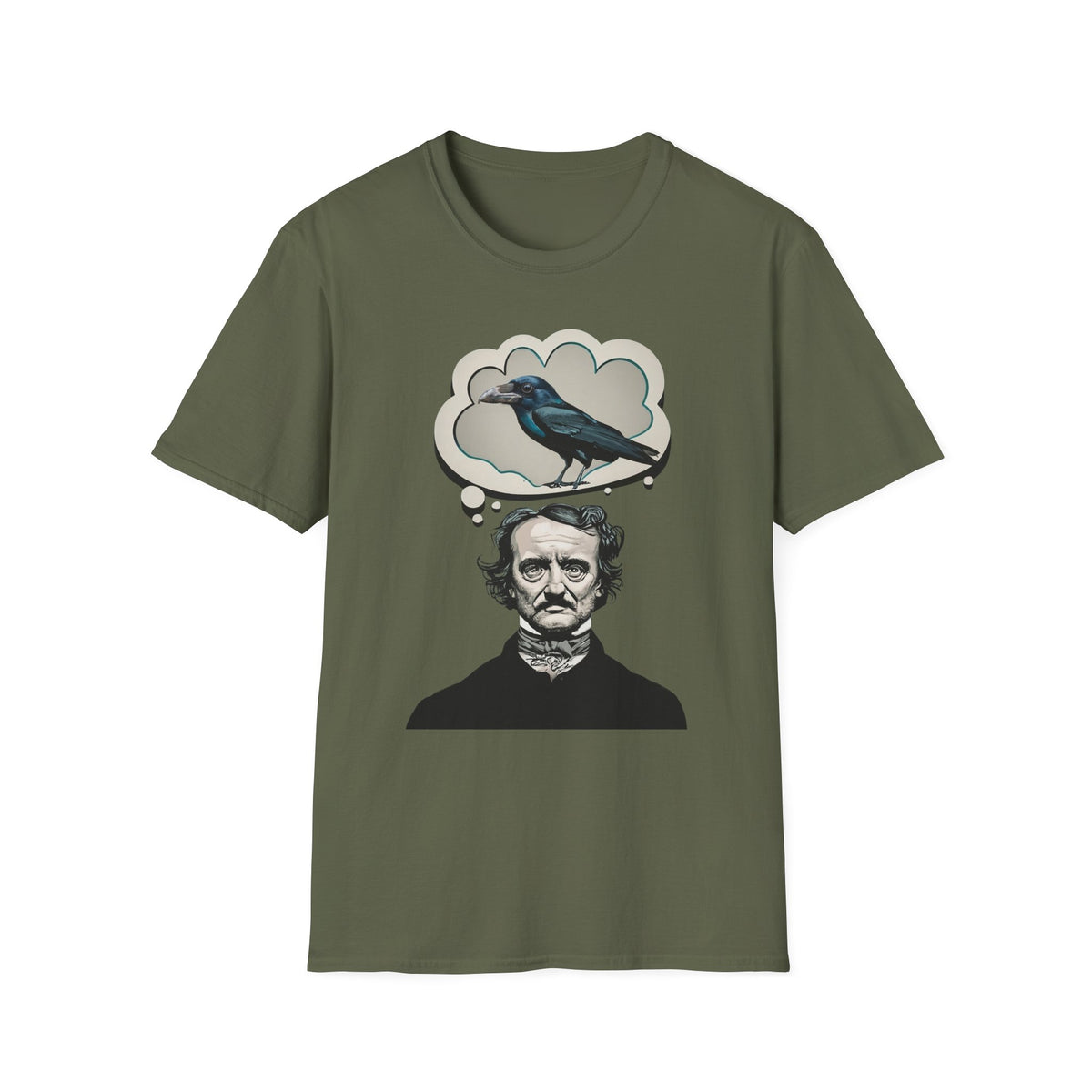 Edgar Allan Poe Raven T‑Shirt — Gothic Literary Quote Tee