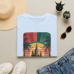 Sand Life T-Shirt — Retro Palm Tree Sandcastle Beach Tee