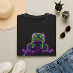 Neurodivergent Iguana T‑Shirt — Neon Lizard Pride Tee