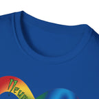 Autism Awareness Infinity T-Shirt — "We Survive, We Thrive, We Never Say Die!"