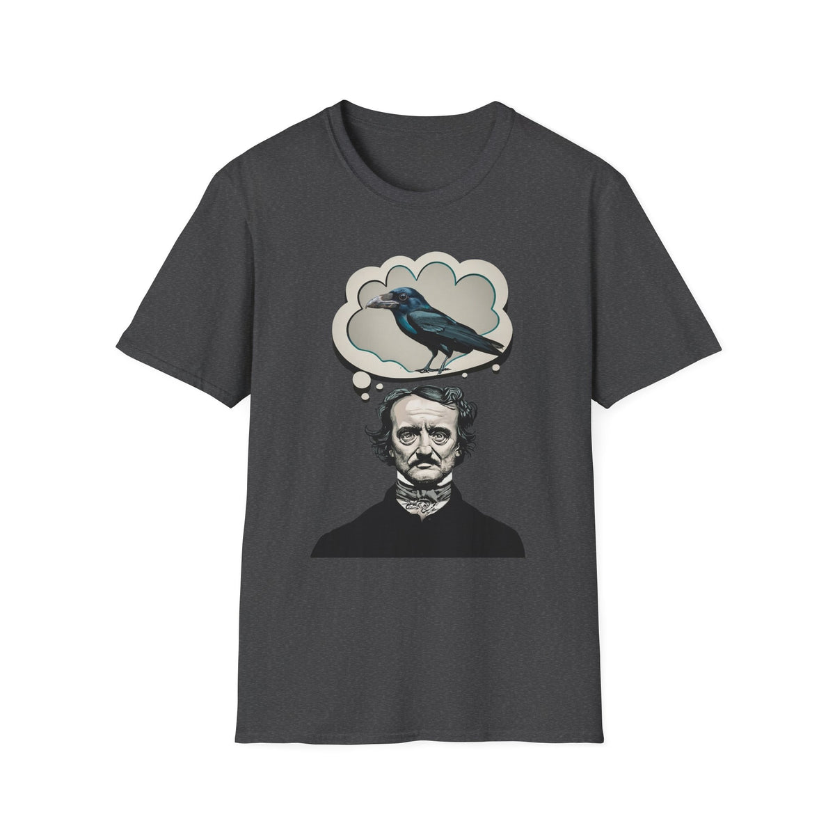 Edgar Allan Poe Raven T‑Shirt — Gothic Literary Quote Tee