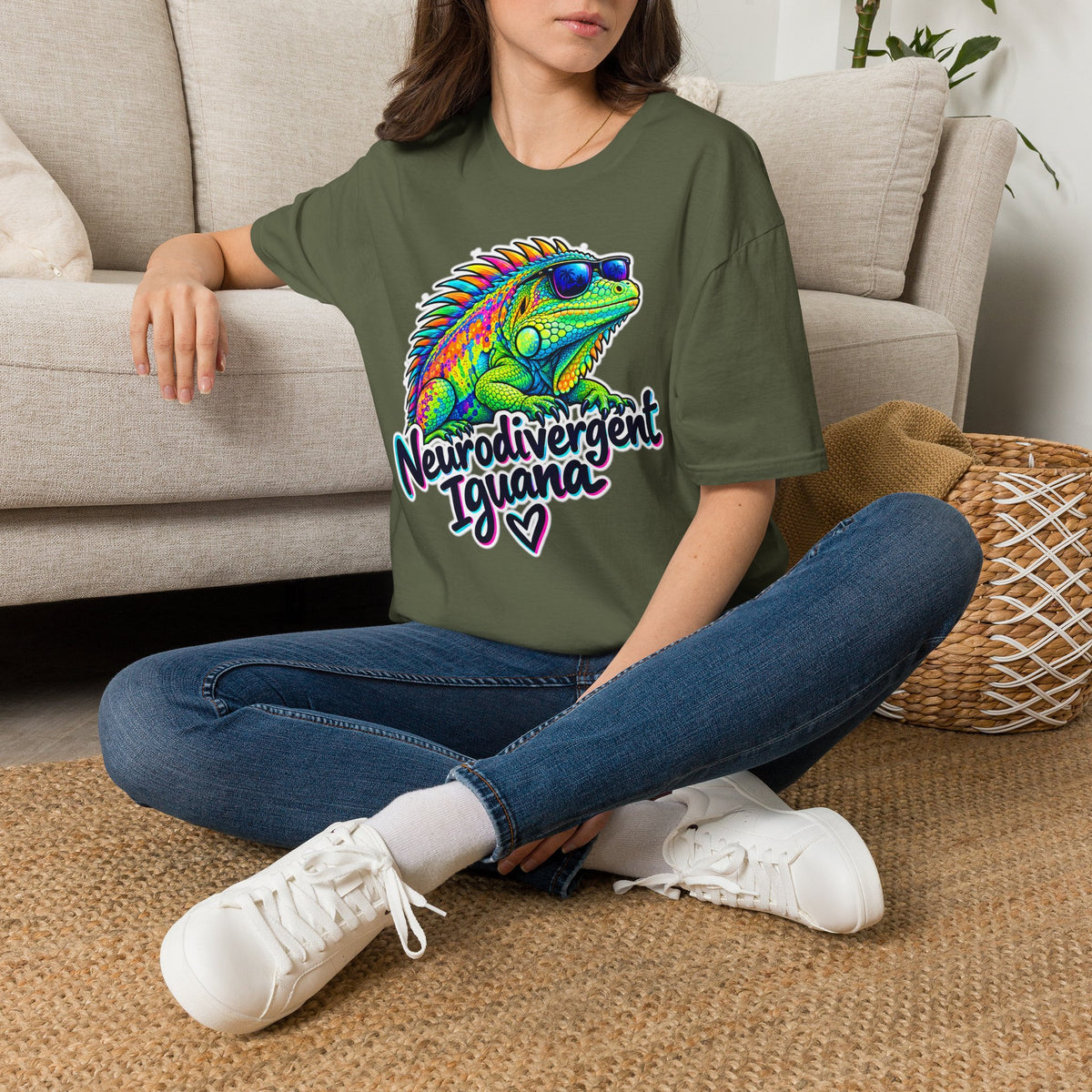 Neurodivergent Iguana T-Shirt