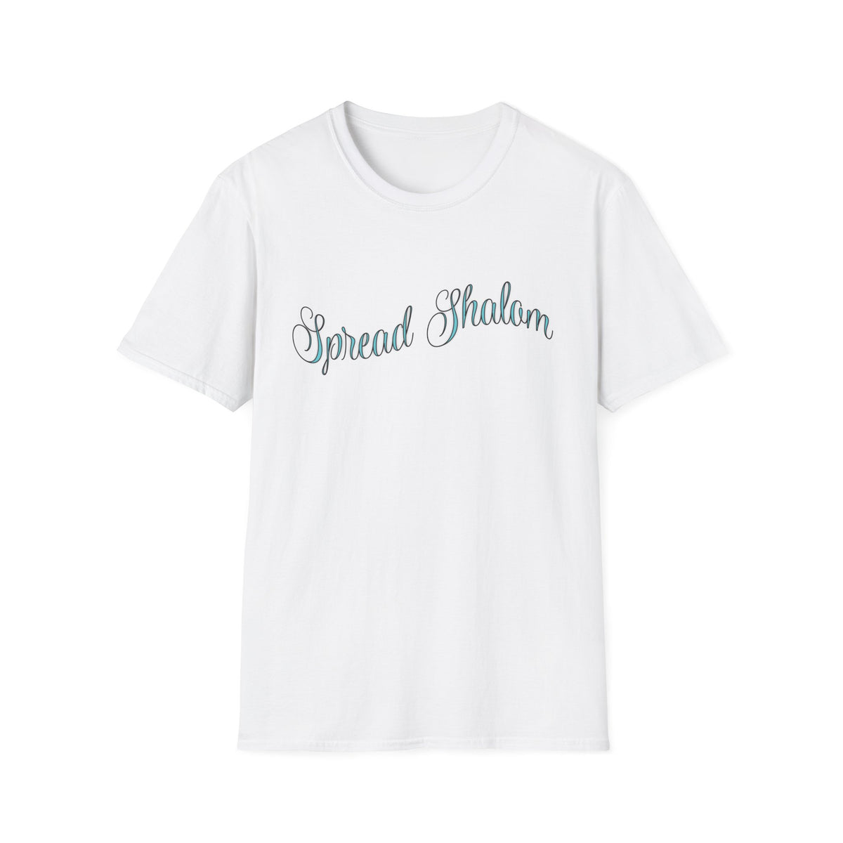 Spread Shalom T-Shirt — Peace & Kindness Script Tee