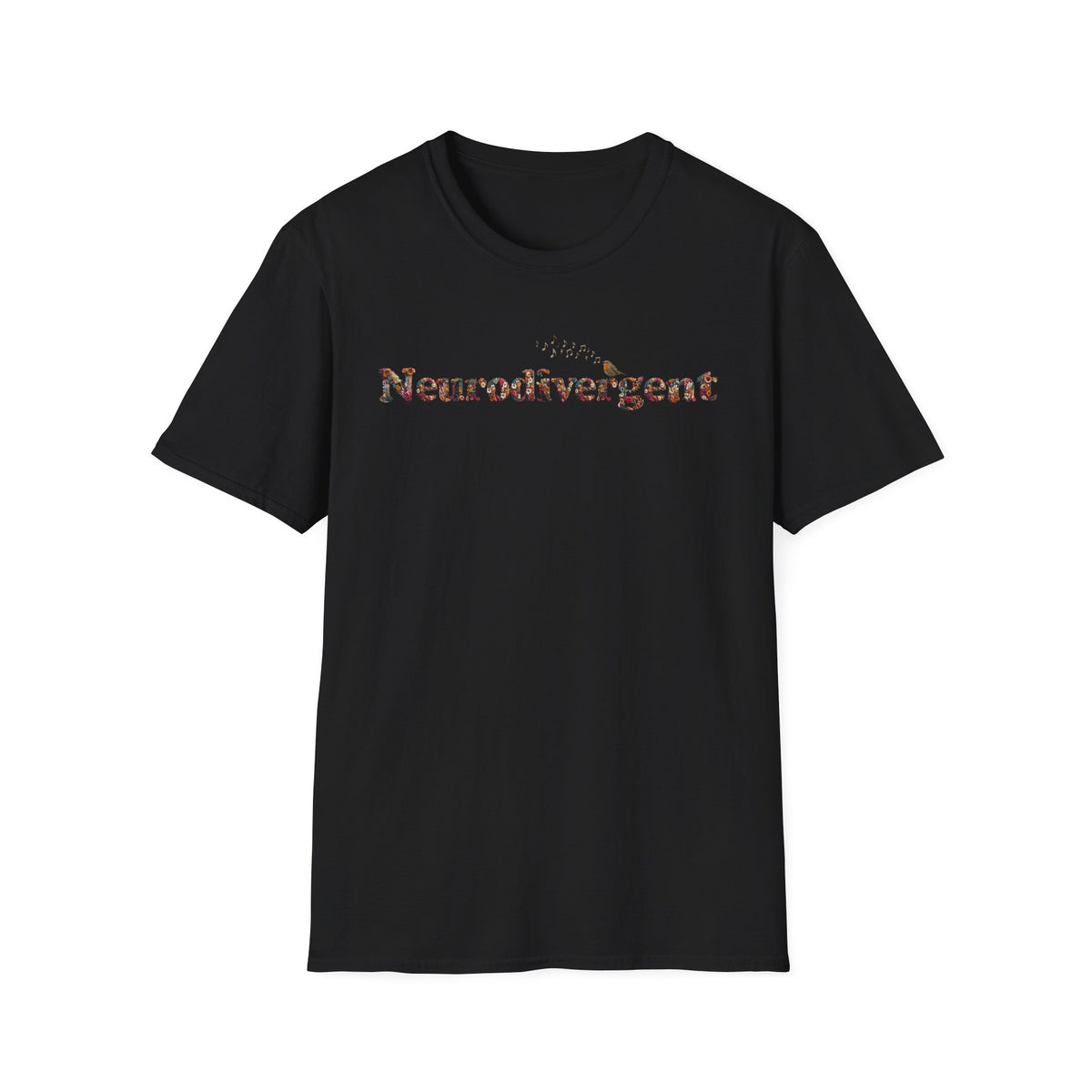 Neurodivergent Statement T-Shirt — Minimalist Pride Tee for Neurodiversity Awareness