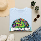 Neurodivergent Iguana T-Shirt — Colorful Pride Graphic Tee
