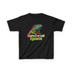 Kids T‑Shirt — Colorful "Neurodivergent Iguana" Graphic Tee