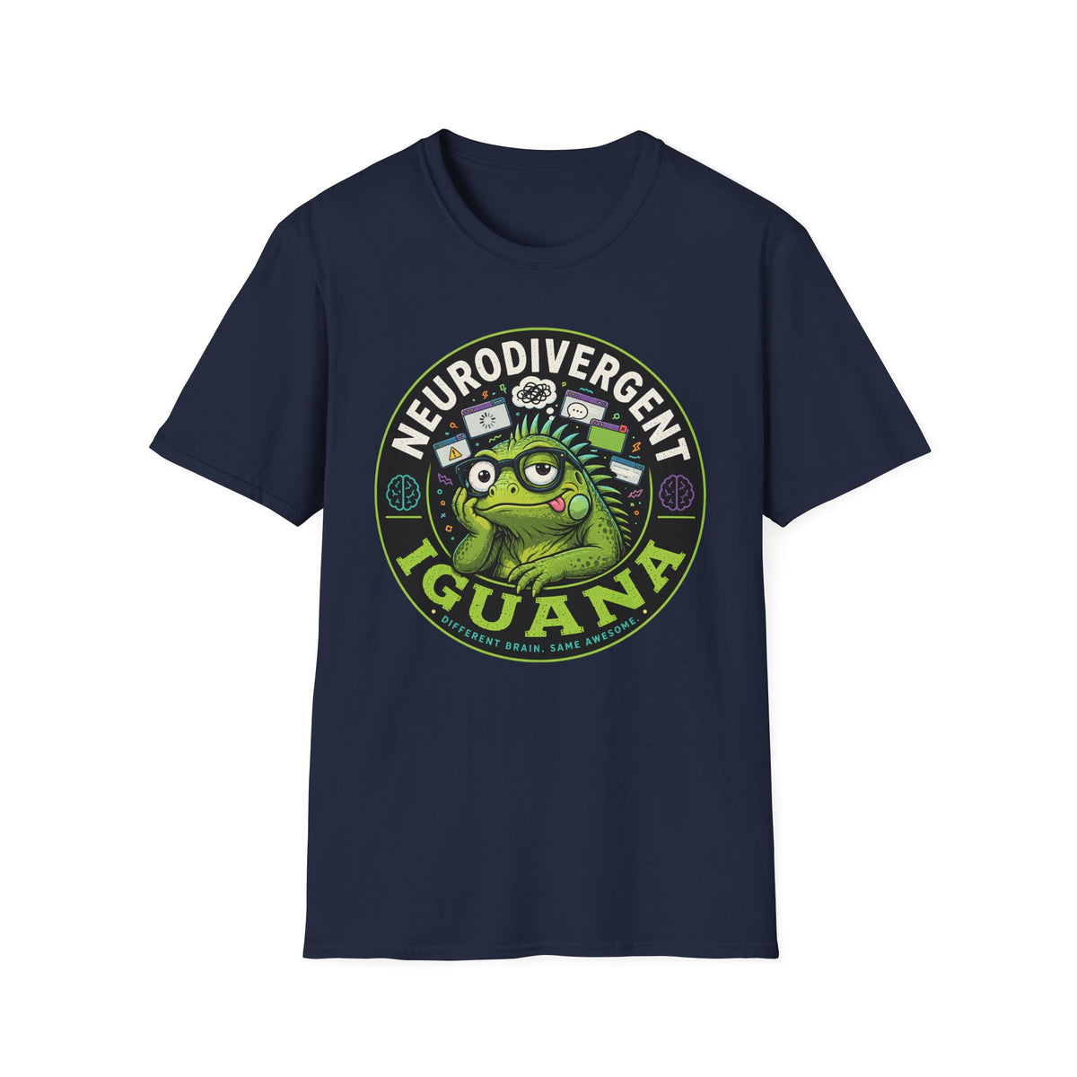 Neurodivergent Iguana T-Shirt