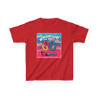 Kids Tee — "Neurodivergent and Happy" Colorful Art Brush Design