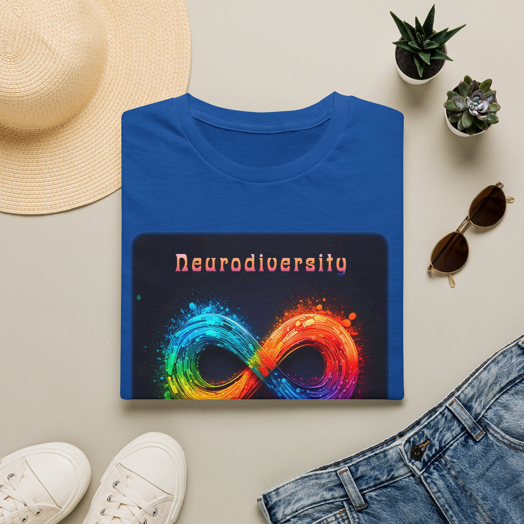Neurodiversity Infinity T-Shirt — Brighten Our World Rainbow Design