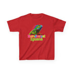 Kids T‑Shirt — Colorful "Neurodivergent Iguana" Graphic Tee
