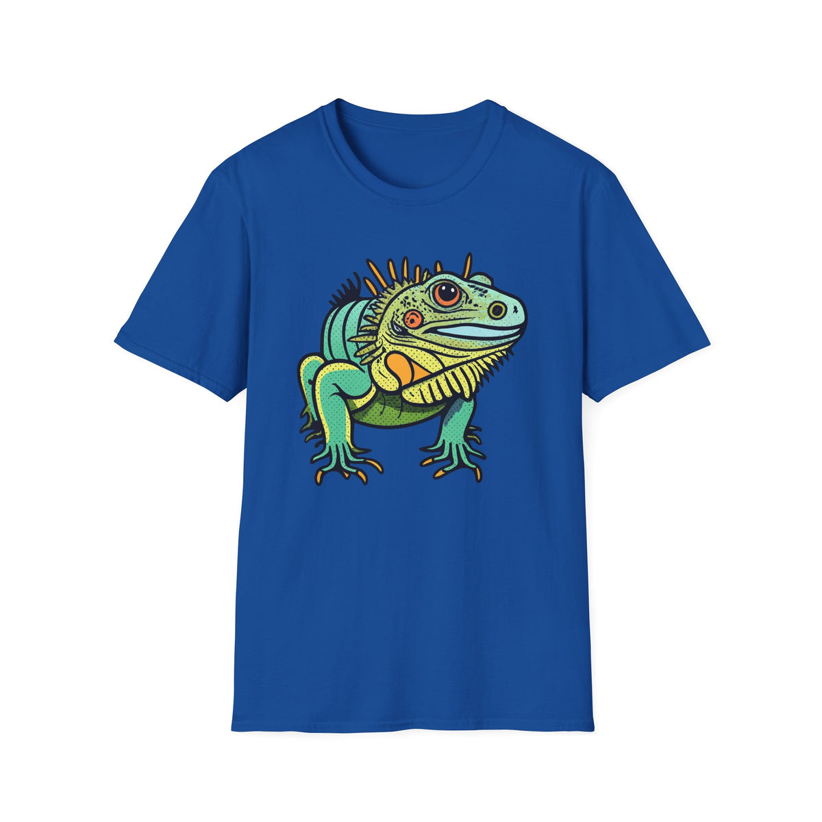 Iguana Graphic T-Shirt — Colorful Tropical Reptile Tee