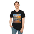 Sunset Beach Inspirational T-Shirt — 'Gratitude' Quote Tee