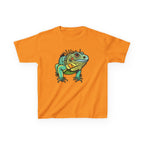 Kids Iguana T-Shirt — Colorful Tropical Reptile Tee for Boys & Girls