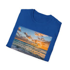 Sunset Beach Inspirational T-Shirt — 'Gratitude' Quote Tee