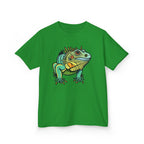Kids Iguana T-Shirt — Colorful Tropical Reptile Tee for Boys & Girls