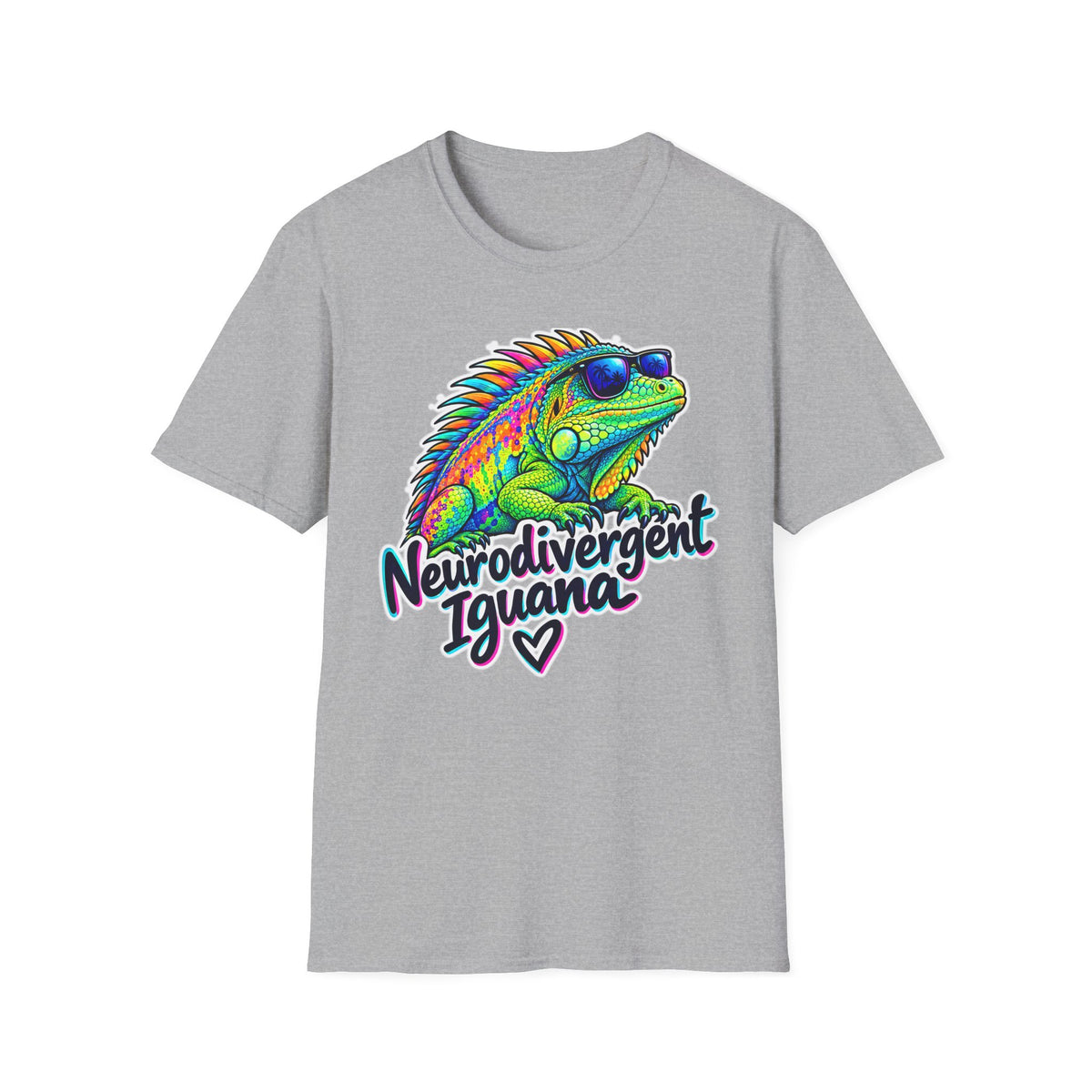 Neurodivergent Iguana T-Shirt