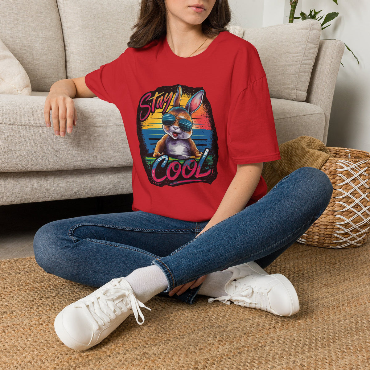 Stay Cool Bunny T‑Shirt