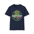 Neurodivergent Iguana T-Shirt — Colorful Pride Graphic Tee