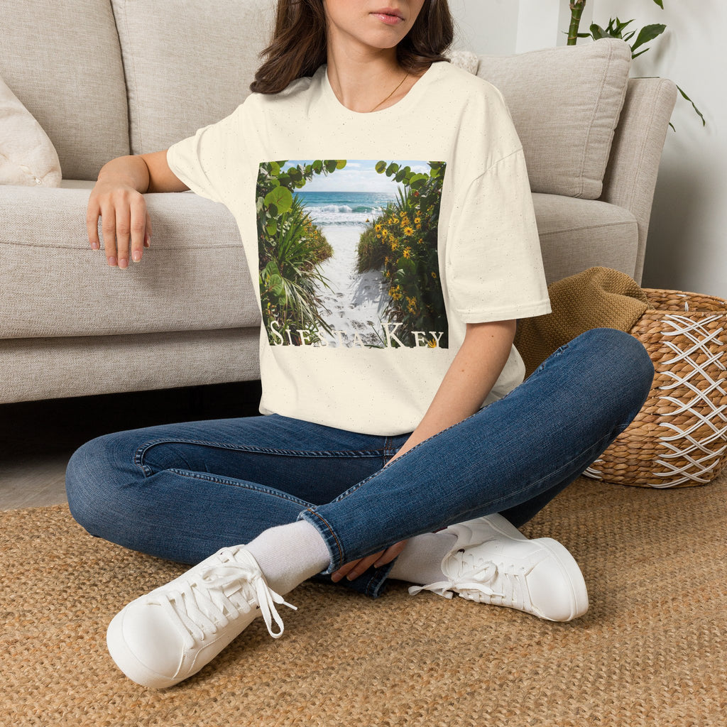 Sea Key Beach T-Shirt — Coastal Pathway Graphic Tee
