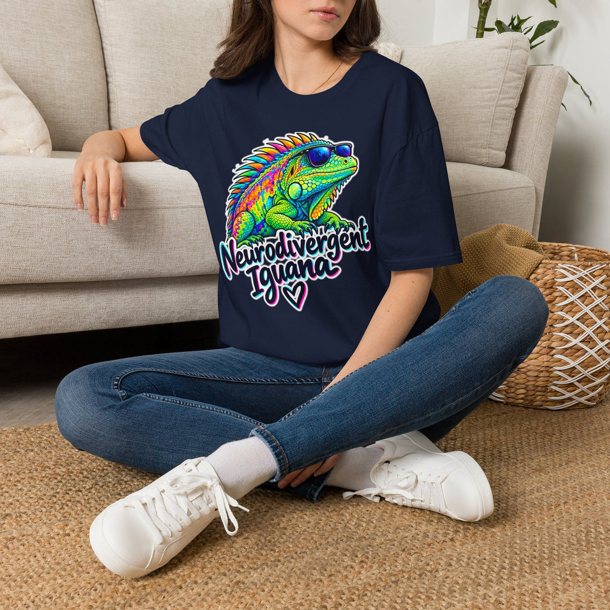 Neurodivergent Iguana T-Shirt