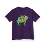 Kids Iguana T-Shirt — Colorful Tropical Reptile Tee for Boys & Girls