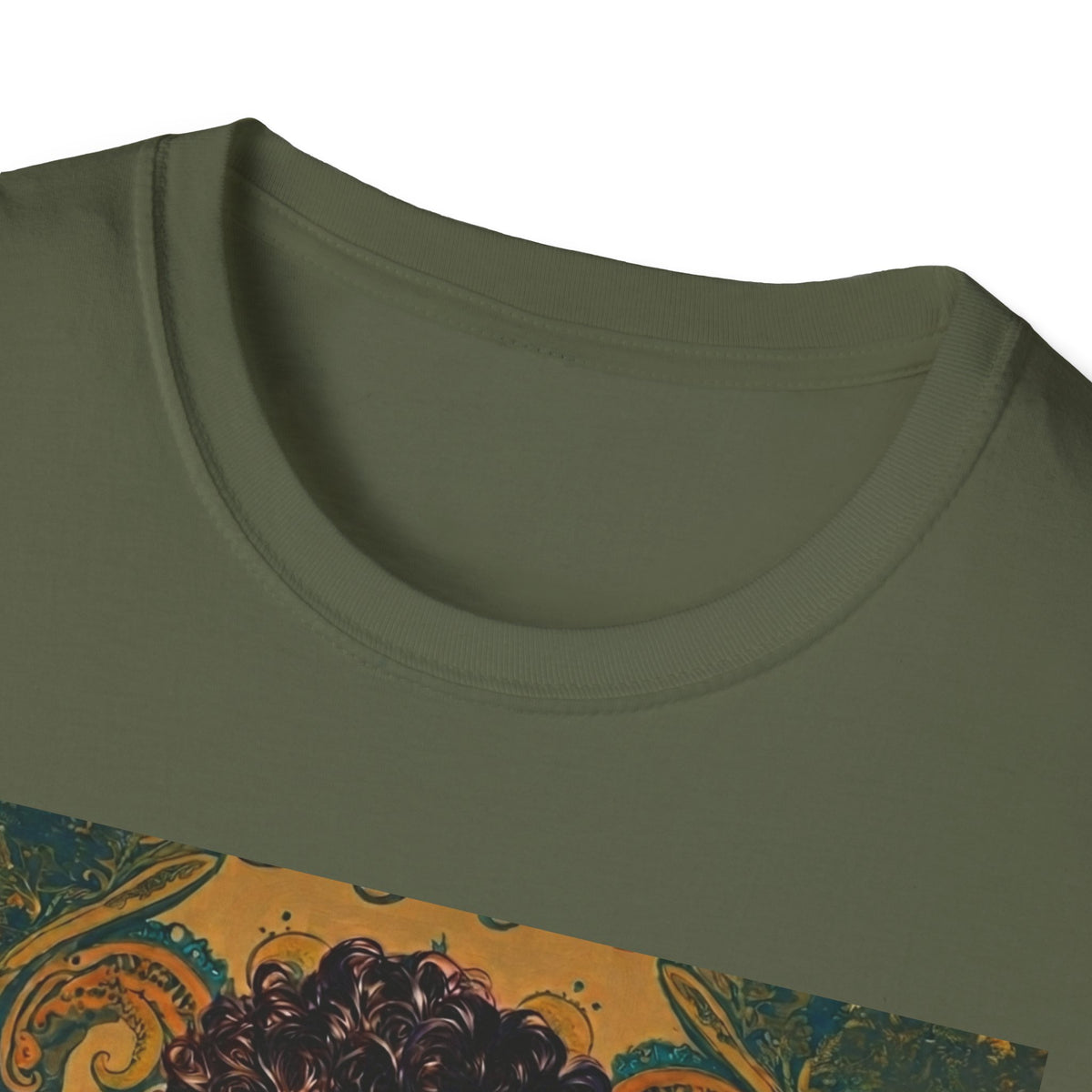 Portrait Art T-Shirt — Vintage Decorative Gentleman Illustration
