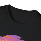 Clarity Please T-Shirt — Retro Sunset Lightbulb "Say What You Actually Mean" Graphic Tee