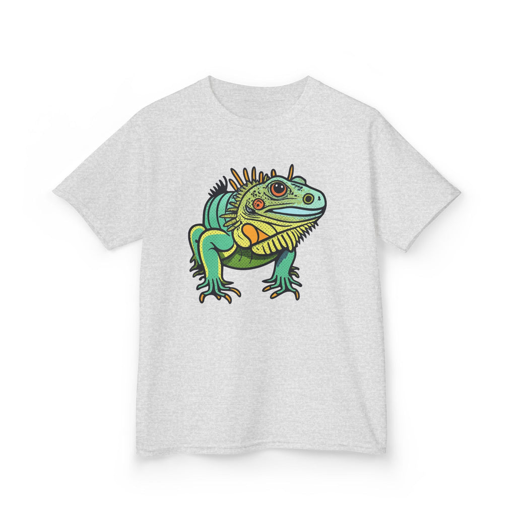 Kids Iguana T-Shirt — Colorful Tropical Reptile Tee for Boys & Girls
