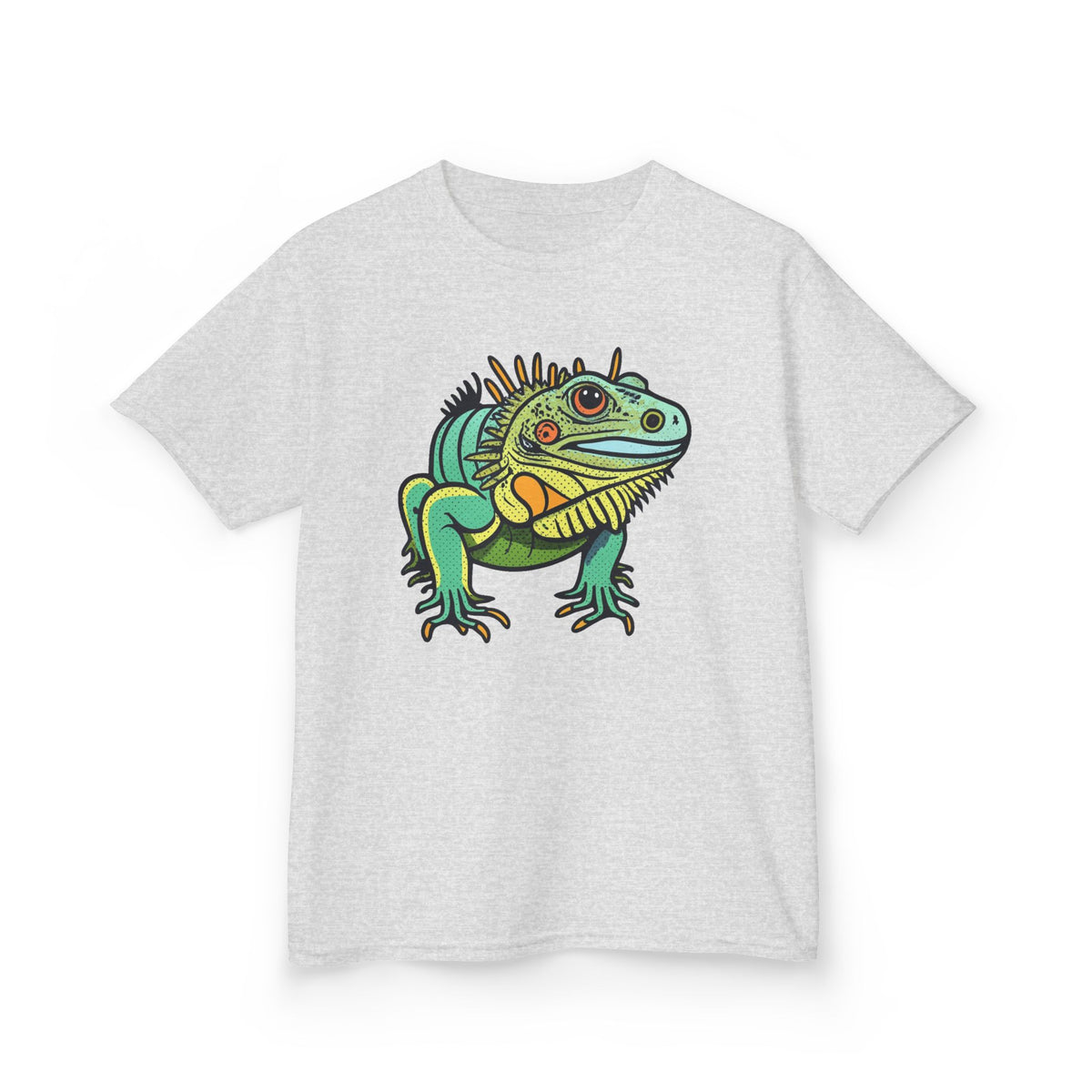 Kids Iguana T-Shirt — Colorful Tropical Reptile Tee for Boys & Girls