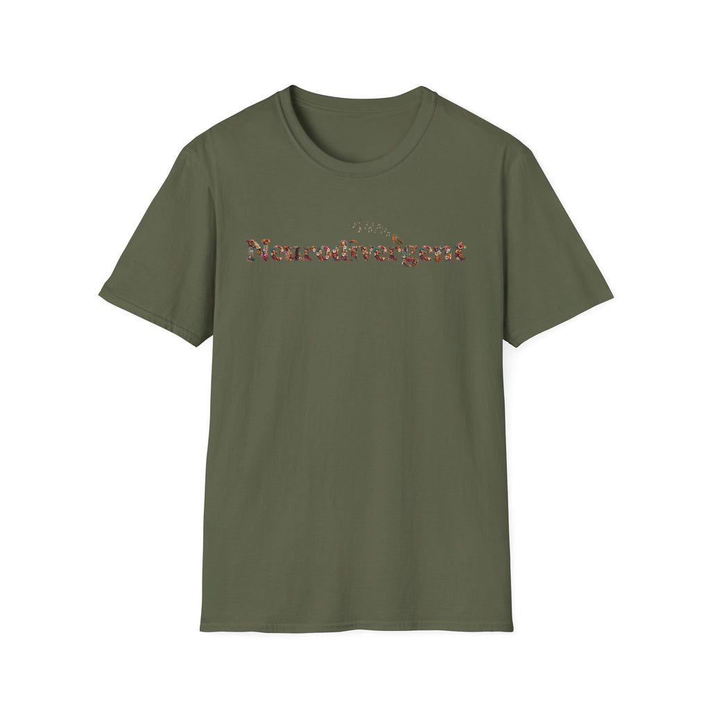 Neurodivergent Statement T-Shirt — Minimalist Pride Tee for Neurodiversity Awareness