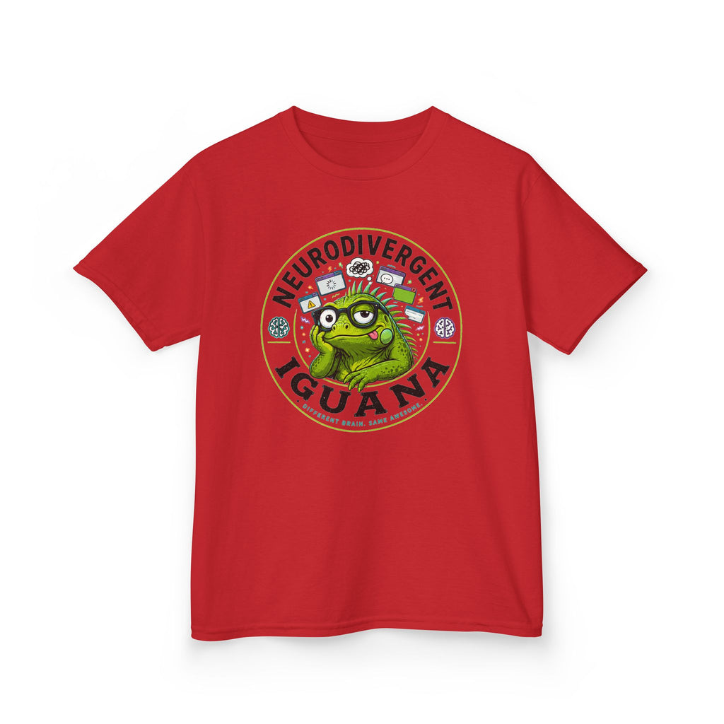 Neurodivergent Iguana Kids Tee