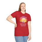 Clarity Please T-Shirt — "Clarity, please. Say what you really mean." Sunset Lightbulb Graphic