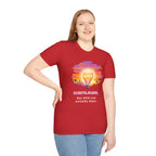 Clarity Please T-Shirt — Retro Sunset Lightbulb "Say What You Actually Mean" Graphic Tee