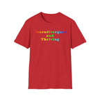 Neurodivergent and Thriving T-Shirt – Rainbow Pride Neurodiversity Tee