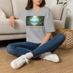 Beachscape T-Shirt — "The sea, an siren's song she calls to me" Scenic Coastal Tee