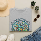 Neurodivergent Iguana T-Shirt — Colorful Pride Design