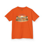 Kids T-Shirt — "Neurodivergent & Thriving" Retro Sunset Tee