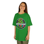 Kids T‑Shirt — "Neurodivergent Iguana" Colorful Pride Tee