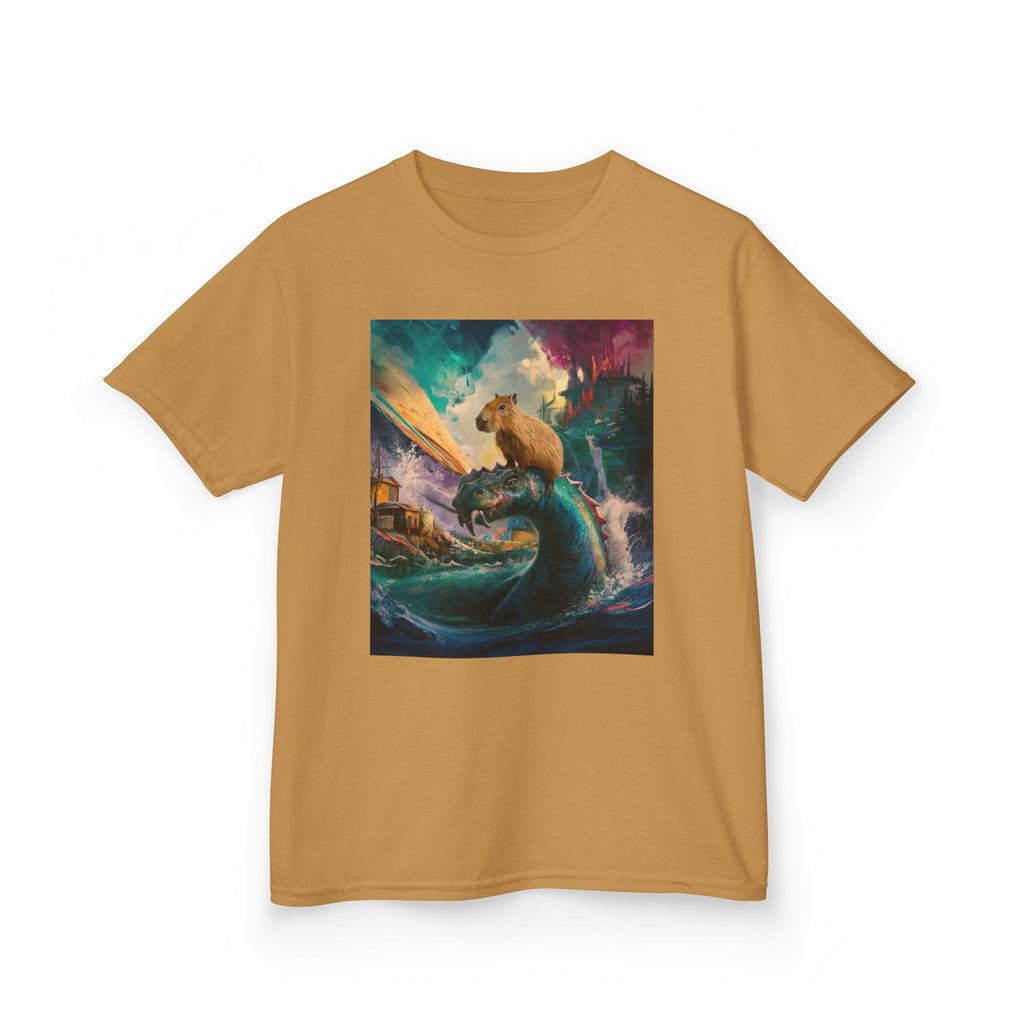 Kids T-Shirt — Colorful Surfing Bear Adventure Graphic Tee