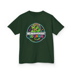 Kids T‑Shirt — "Neurodivergent Iguana" Colorful Pride Tee