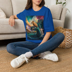 Capybara & Serpent Fantasy T-Shirt — Whimsical Nature Art Tee