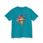 Kids Tee — Colorful Paint Splash Skull "Do It Different" Graphic