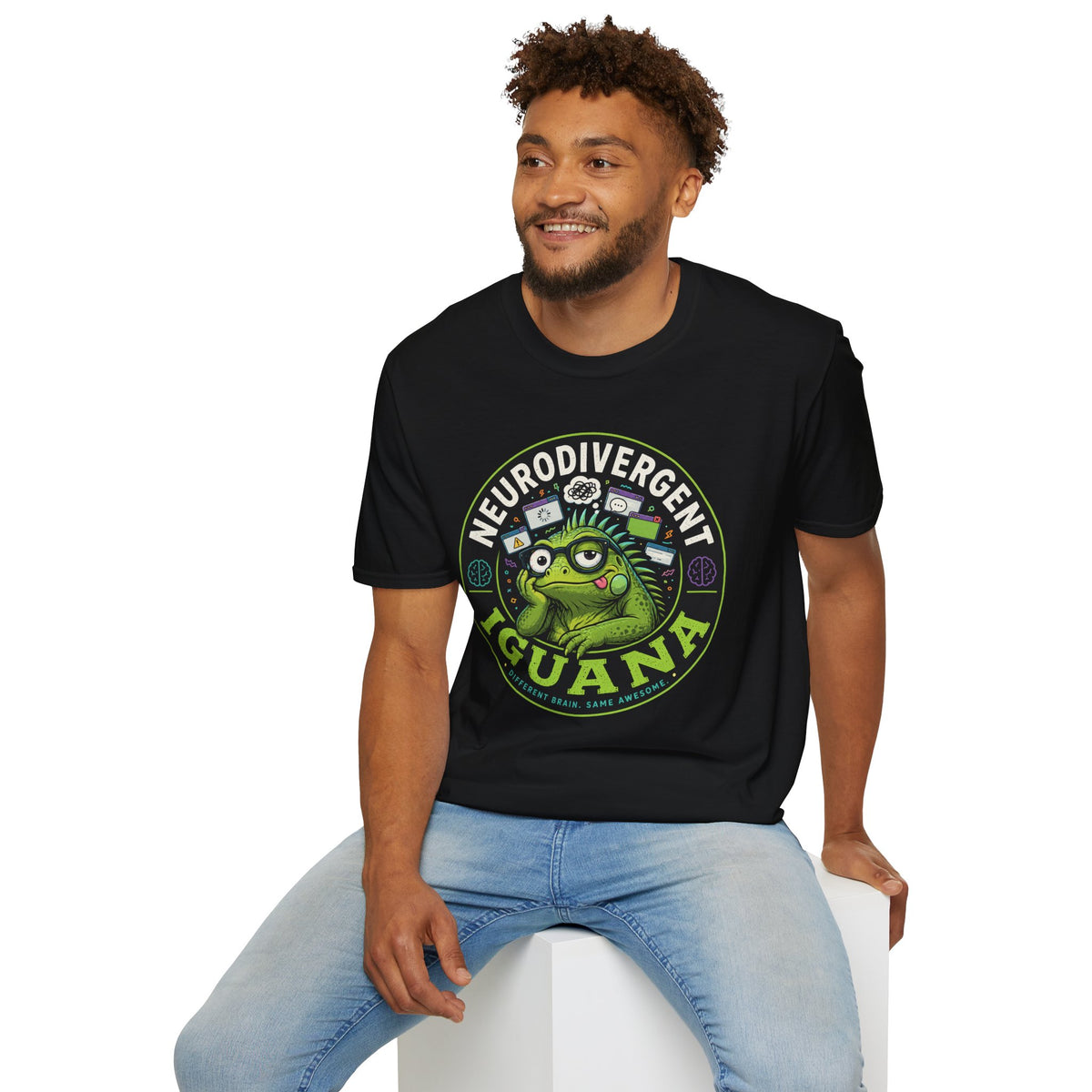 Neurodivergent Iguana T-Shirt