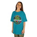 Kids T‑Shirt — "Neurodivergent Iguana" Colorful Pride Tee