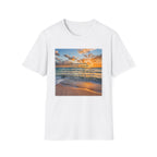Sunset Beach Inspirational T-Shirt — 'Gratitude' Quote Tee