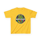 Kids T‑Shirt — "Neurodivergent Iguana" Colorful Pride Tee