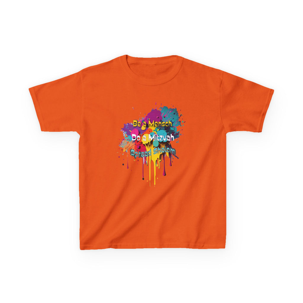 Kids Tee — Colorful Paint Splash Skull "Do It Different" Graphic