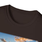 Sunset Beach Inspirational T-Shirt — 'Gratitude' Quote Tee