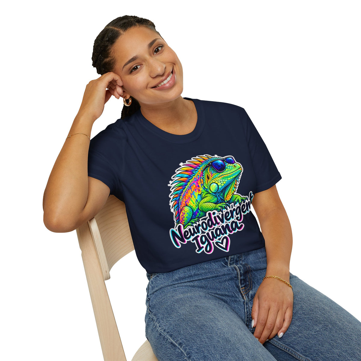 Neurodivergent Iguana T-Shirt