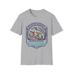 Neurodivergent Iguana T-Shirt — Colorful Pride Design for Neurodiversity Awareness